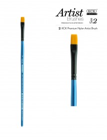 KCK PREMIUM NYLON FLAT BRUSH - BR 568F #2